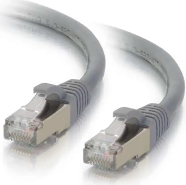 Alt view image 3 of 5 - C2G 00790 Cat6 Cable - Snagless Shielded Ethernet Network Patch Cable, Gray (35 Feet, 10.66 Meters)