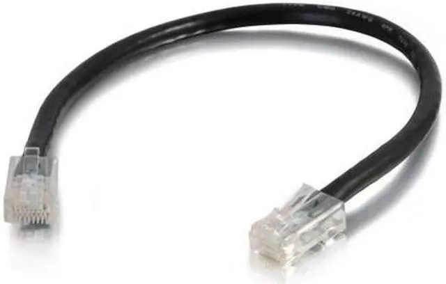 Alt view image 5 of 6 - C2G 04111 Cat6 Cable - Non-Booted Unshielded Ethernet Network Patch Cable, Black (6 Feet, 1.82 Meters)