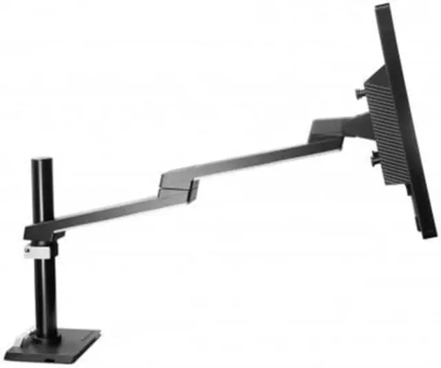 Alt view image 9 of 11 - Lenovo - 4XF0H70603 - Lenovo Mounting Arm for Monitor - Black - 20 lb Load Capacity - 1