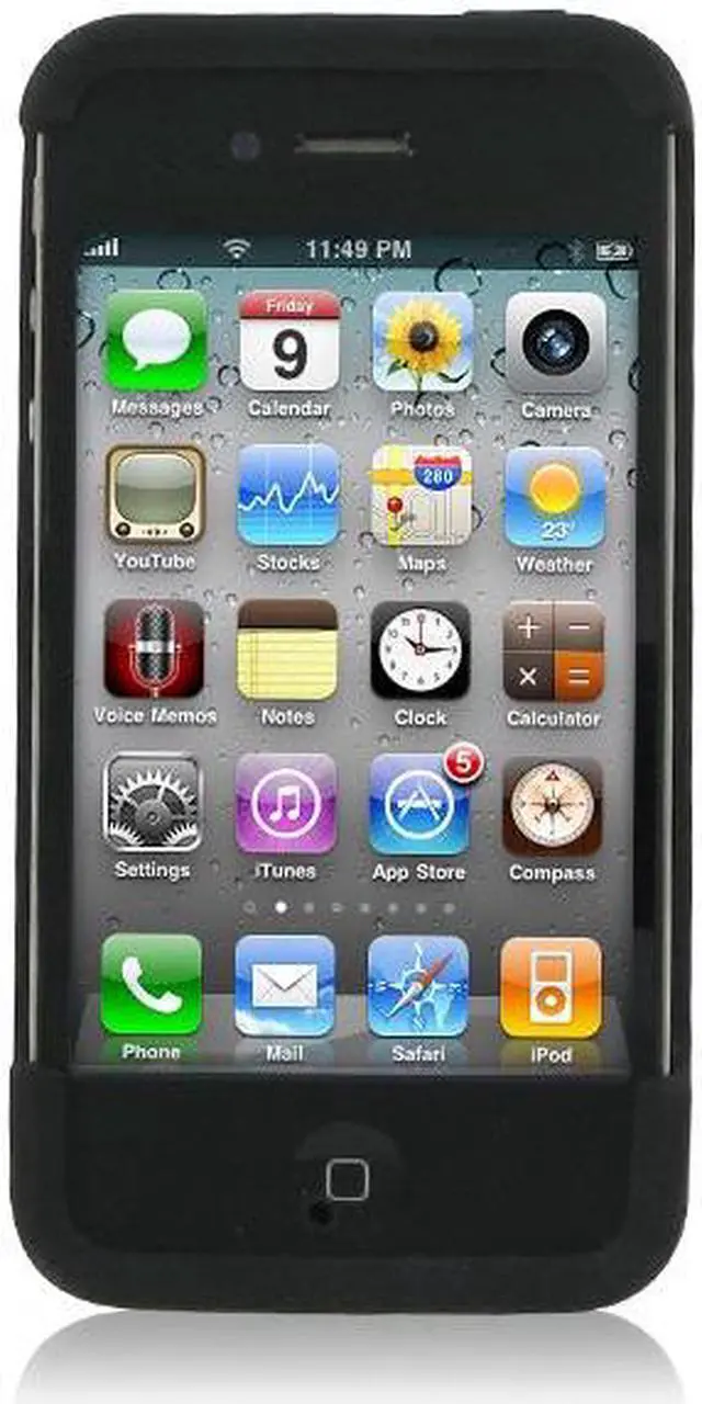Alt view image 2 of 7 - XtremeMac Snap Stand for iPhone 4 - Black