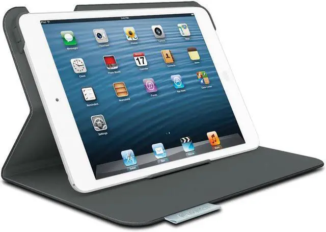 Alt view image 2 of 6 - Logitech Folio Protective Case for iPad mini iPad mini with Retina Display Black