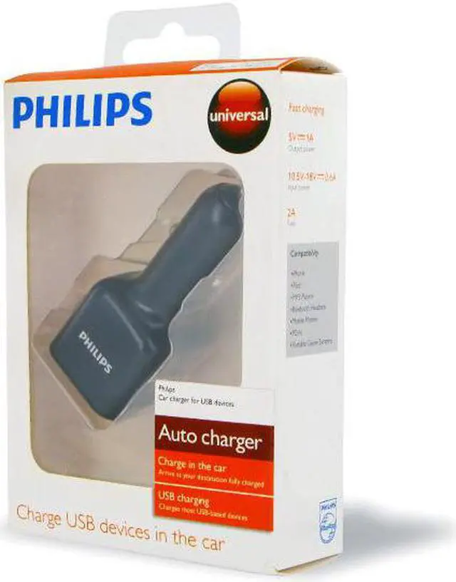 Alt view image 6 of 7 - Philips Dla72004/17 Universal Car Charger