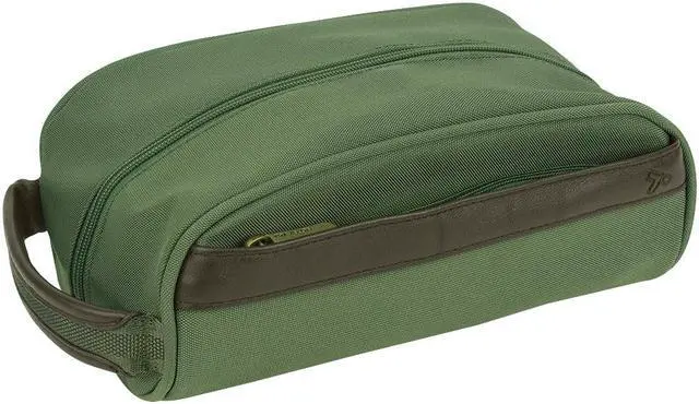 Alt view image 6 of 16 - Travelon Classic Plus Top Zip Toiletry Kit Travel Accessory Bag Olive
