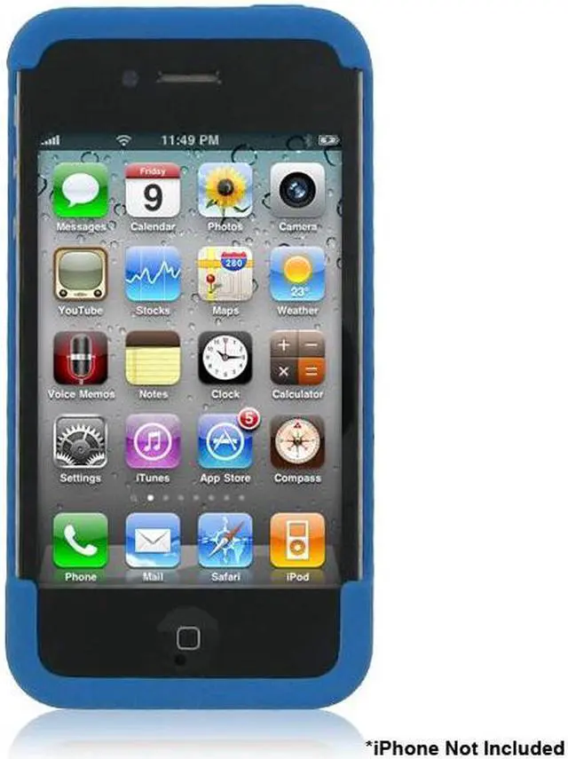 Alt view image 2 of 7 - XtremeMac Snap Stand for iPhone 4 - Blue