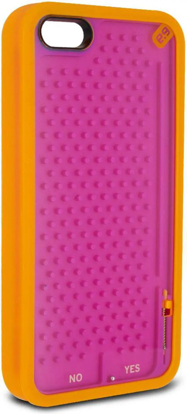 Alt view image 2 of 7 - Puregear Undecided Retro Game Case For Iphone 5C (Orange & Pink)