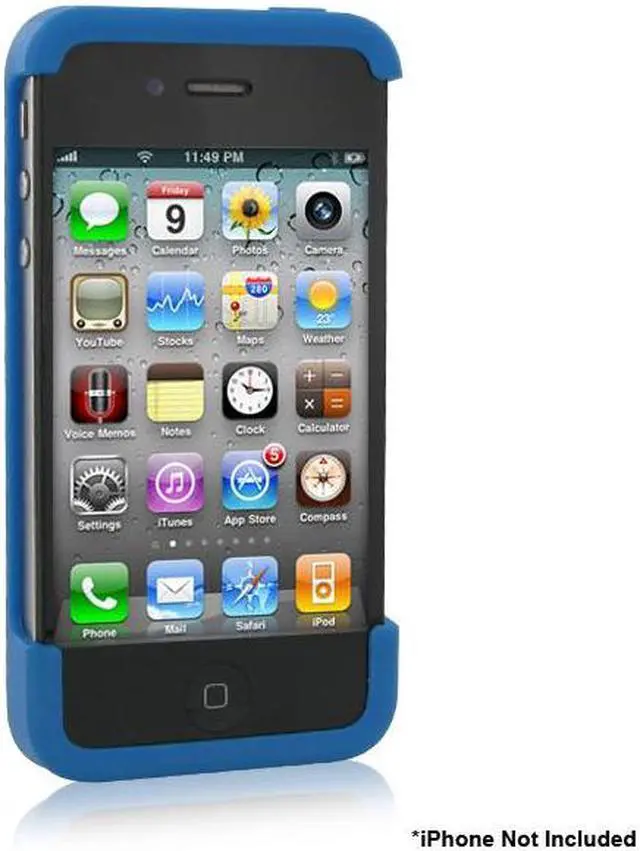 Alt view image 5 of 7 - XtremeMac Snap Stand for iPhone 4 - Blue