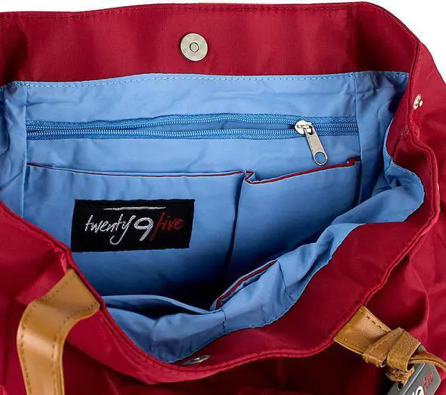 Alt view image 6 of 7 - Travelon Twenty9Five Piegare Mini Tote (Red)