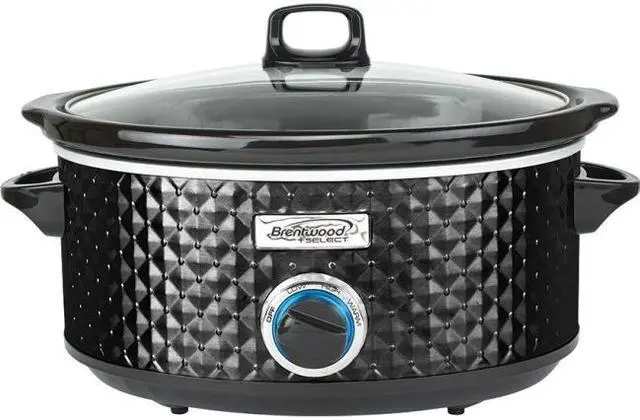 Alt view image 4 of 4 - Brentwood(R) Appliances SC-157BK 7-Quart Slow Cooker (Black)