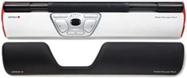 Alt view image 17 of 18 - Contour Design RollerMouse Red RM-RED Rollerbar Mouse Black/Silver
