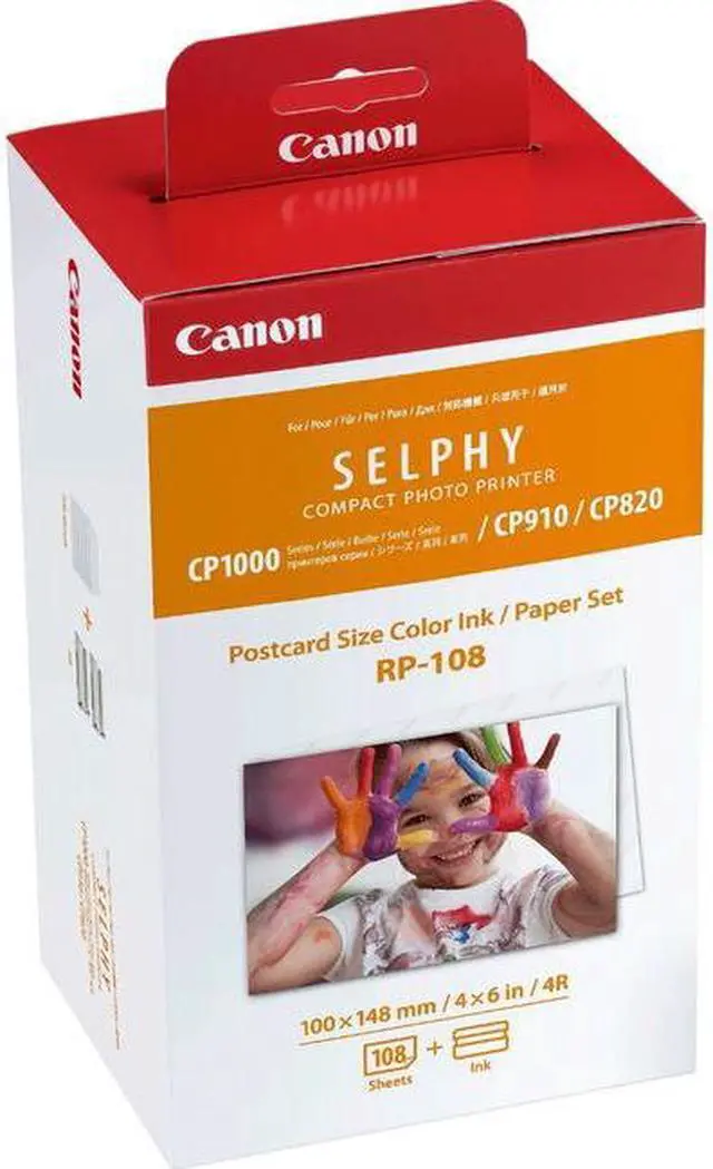 Alt view image 12 of 17 - Canon 8568B001 RP-108 High-Capacity Color Ink/Paper Set