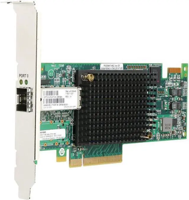 Alt view image 9 of 11 - HPE C8R38A StoreFabric SN1100E 16Gb Single Port Fibre Channel Host Bus Adapter
