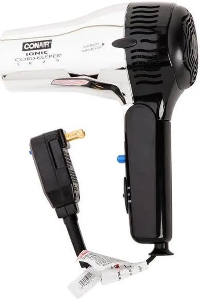 Main image of CONAIR 169CHIW Chrome Cord Keeper Hair Dryer - 1875W