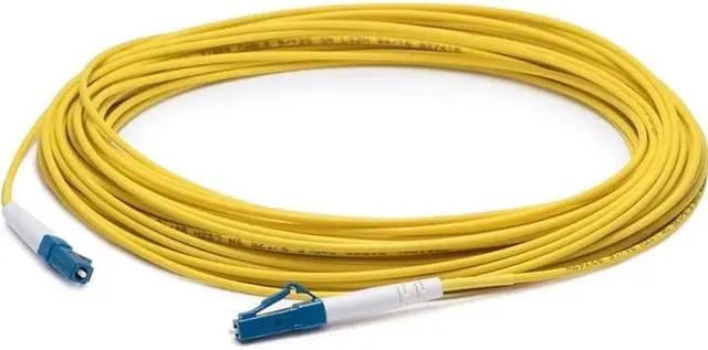 Alt view image 3 of 6 - AddOn 2m ALC (Male) to LC (Male) Yellow OS2 Duplex OFNR (Riser-Rated) Fiber Patch Cable - 100% and