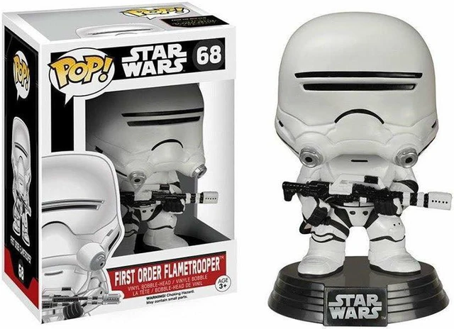 Alt view image 9 of 13 - Star Wars The Force Awakens Funko POP Vinyl Figure First Order Flametrooper