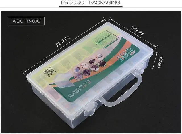 Alt view image 5 of 7 - BST-8911A 13in1 Multifunctional tools Set Mini Electronic Screwdriver Bits Mobile Repair Tools Kit Set For iPhone Laptop