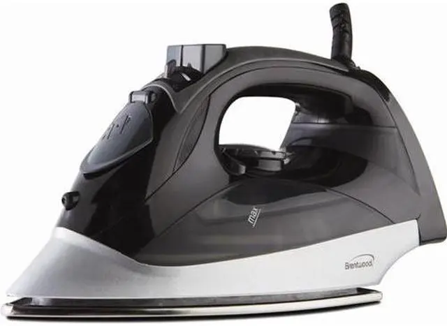 Alt view image 6 of 10 - Brentwood MPI-90B Power Stainless Steam Iron with Auto Shut-Off  Black