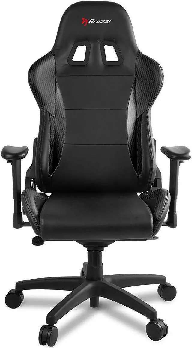 Alt view image 10 of 10 - Arozzi Verona Pro V2 Premium Racing Style Gaming Chair with High Backrest Black