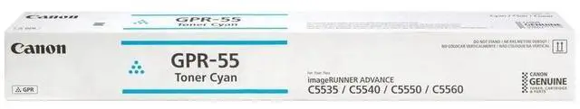 Main image of Canon GPR-55 CYN Toner 60K - C5560/C5550/C5540/C5535 0482C003AA