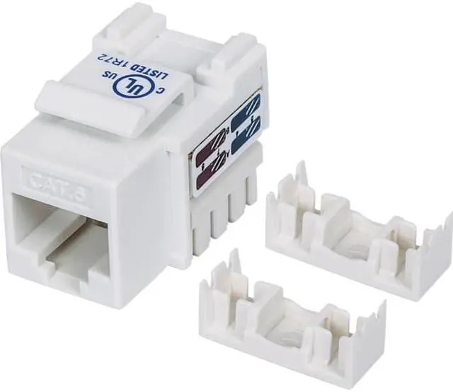 Main image of Manhattan / Intellinet Intellinet Cat6 Keystone Jack  Utp White Punch-down