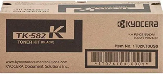 Alt view image 2 of 8 - Kyocera Copystar TK582K FS-C5150DN TK582K Toner Black