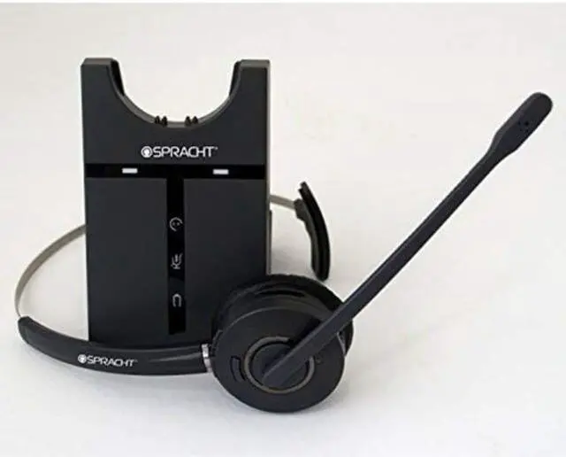 Alt view image 8 of 20 - Spracht - HS-3010 - Spracht ZUM Maestro USB Headset - Mono - Wireless - DECT 6.0 - 350 ft - 32 Ohm - 300 Hz - 3.40 kHz -