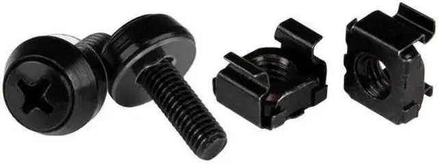 Main image of These High-Quality M5 X 12Mm Screws And Cage Nuts Make It Easy To Mount Equipmen