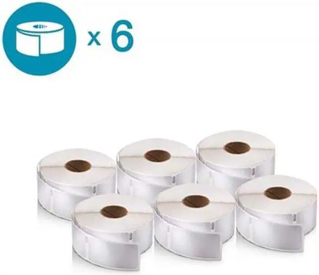 Main image of Dymo DY LW 3/4" X 2" White Return Address Labels 500CT 6PK (30330)