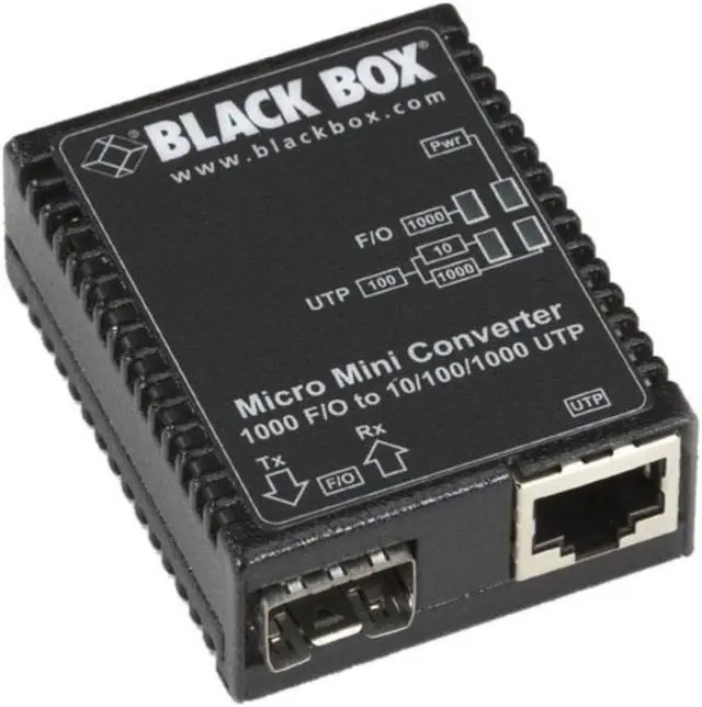 Alt view image 4 of 6 - Black Box Transceiver/Media Converter