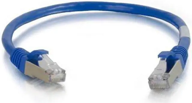 Alt view image 7 of 10 - C2G 00677 Cat6a Cable - Snagless Shielded Ethernet Network Patch Cable, Blue (6 Feet, 1.82 Meters)