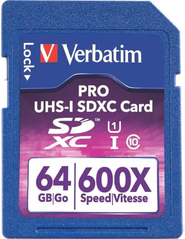 Alt view image 4 of 11 - VERBATIM CORPORATION 98670 64GB PRO 600X SDXC MEMORY CARD