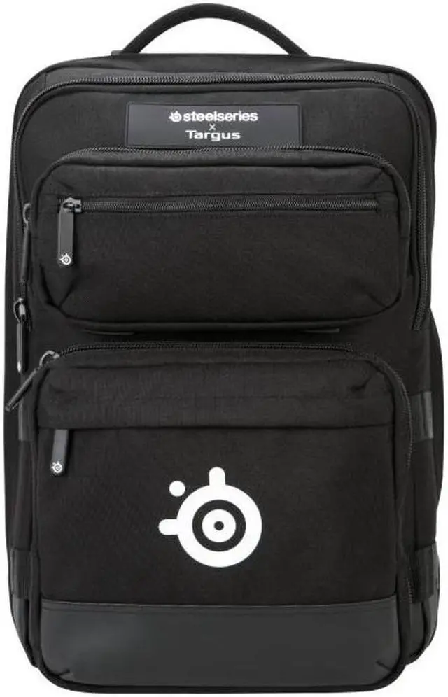 Alt view image 3 of 6 - Targus 17.3 SteelSeries x Targus Gaming Backpack - TSB941BT