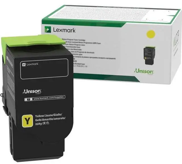 Alt view image 8 of 9 - Lexmark C2310Y0 Return Program Toner Cartridge - Yellow