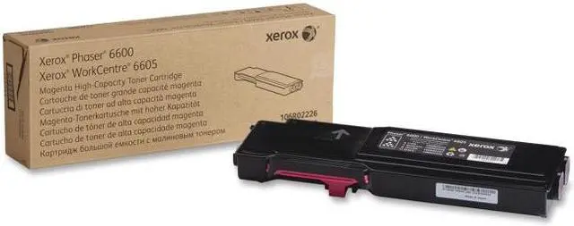 Alt view image 13 of 20 - XEROX 106R02226 HI-CAP TONER CARTRIDGE MAGENTA 6600/6605