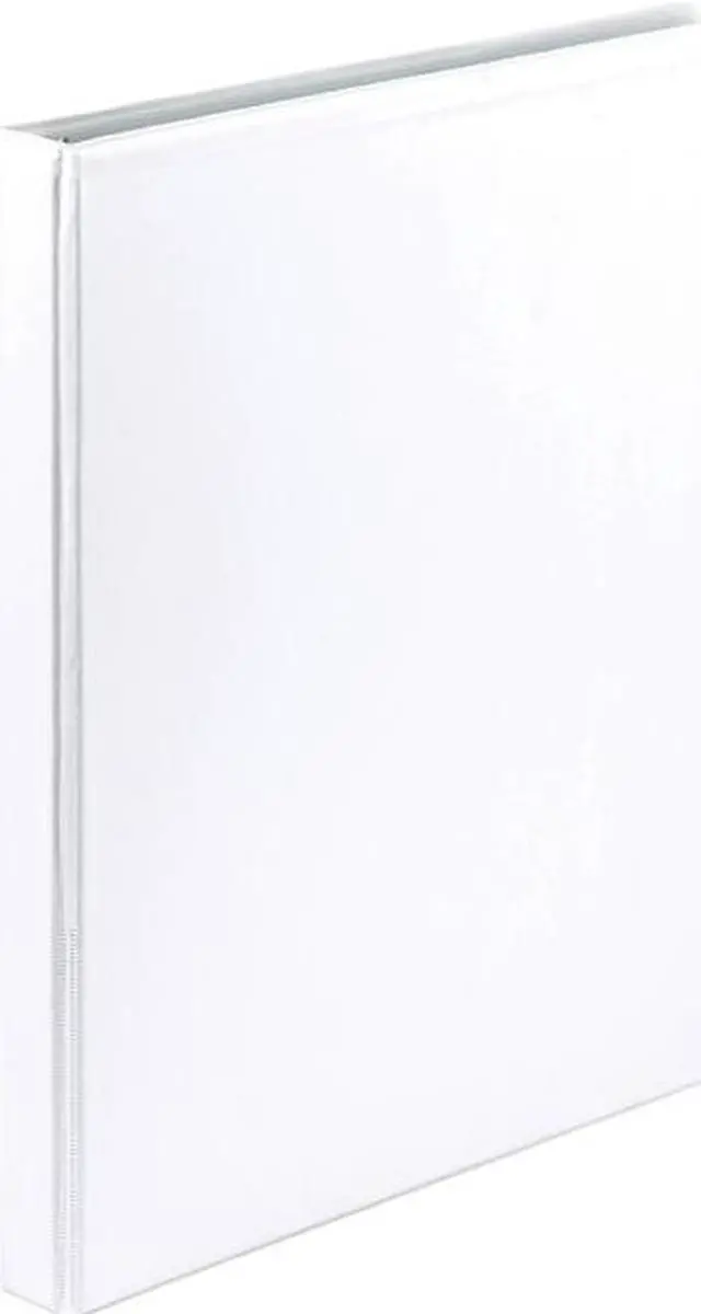 Main image of Samsill I08517C Economy .5" Round Ring View Binders, White, 12 Pack