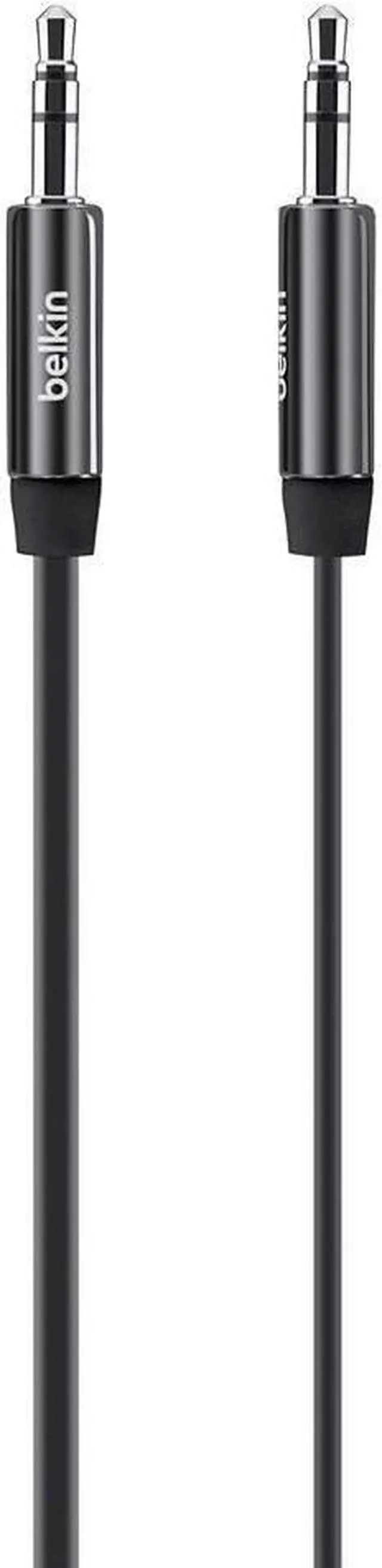 Alt view image 3 of 10 - BELKIN COMPONENTS AV10127TT03-BLK CABLE,3.5MM AUDIO,M/M,FLAT,STRAIGHT,NIC