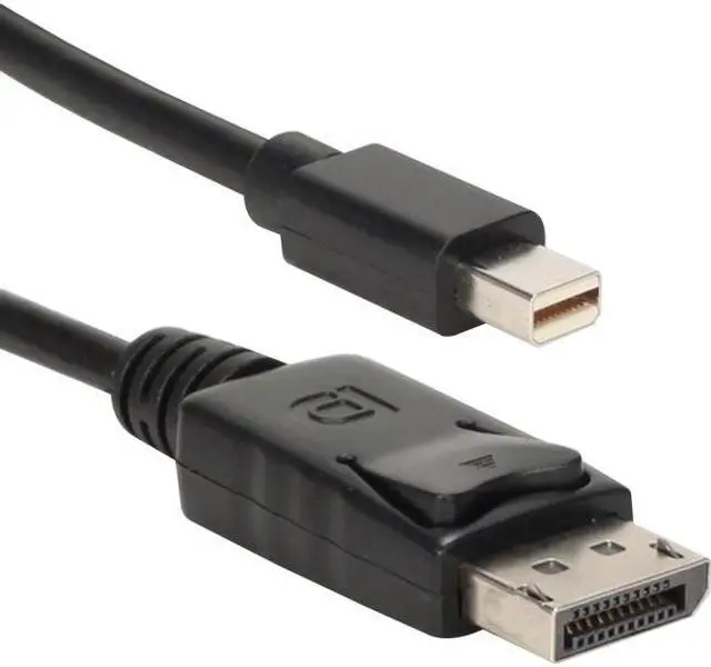 Main image of QVS MDPDP-2MBK 2M Mini Displayport To Displayport Ultrahd 4K Black Cable