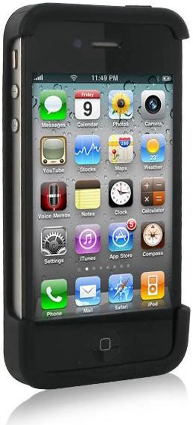 Alt view image 5 of 7 - XtremeMac Snap Stand for iPhone 4 - Black