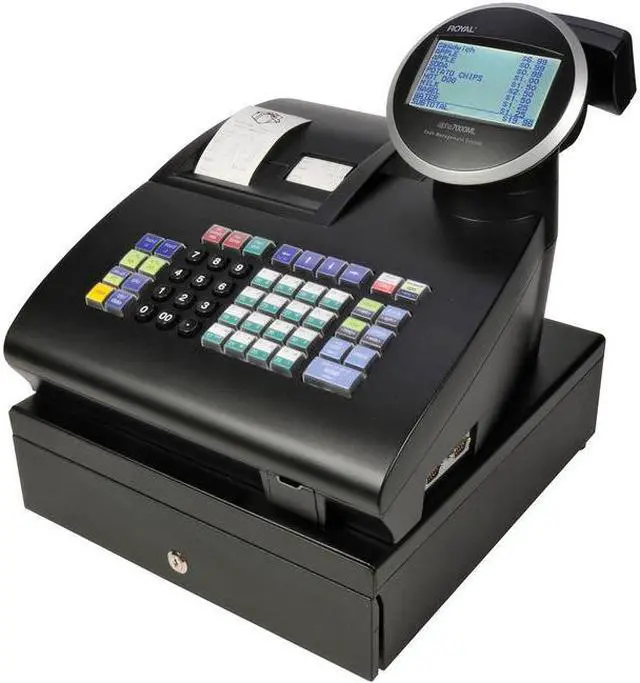 Alt view image 3 of 10 - Royal Consumer Alpha ROY69163Y 7000ml Cash Register Black
