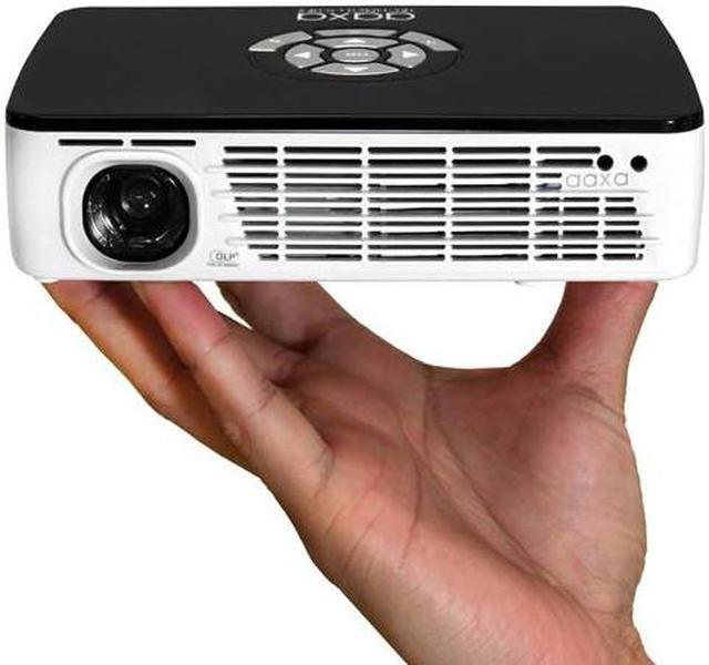 Alt view image 9 of 11 - AAXA P300 HD LED DLP Mini Portable Pico Projector with 500 LED Lumens, HDMI, Mini-VGA, and Media Player for Business and Home use