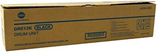 Alt view image 2 of 7 - Konica Minolta DR-512K 120K Page Yield Black Drum Unit for Bizhub C364 C454 C554 A2XN0RD