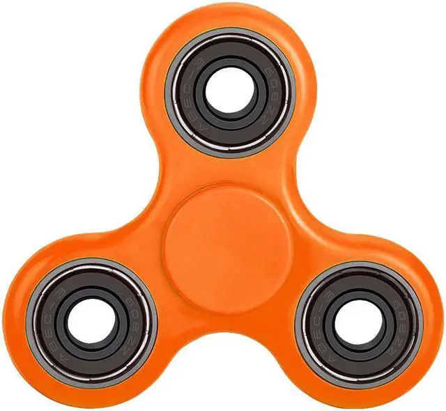Alt view image 4 of 10 - WorryFree Stress Relieving Fidget Spinner - Orange