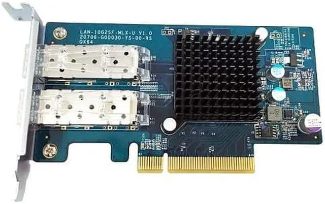 Alt view image 19 of 20 - QNAP LAN-10G2SF-MLX 10Gigabit Ethernet Card
