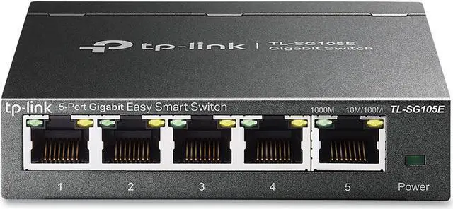 Alt view image 10 of 10 - Tp-Link TL-SG105E 5-Port Gigabit Easy Smart Switch