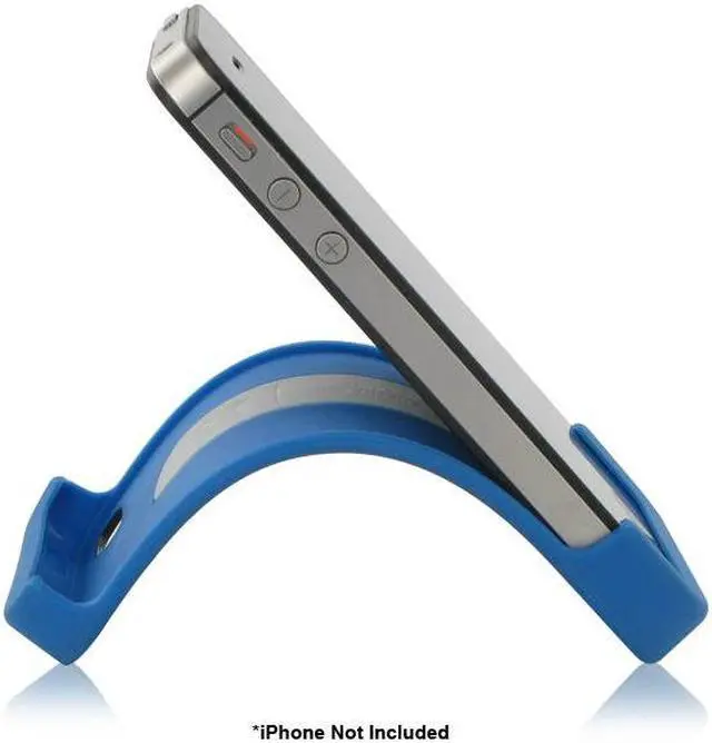Alt view image 6 of 7 - XtremeMac Snap Stand for iPhone 4 - Blue