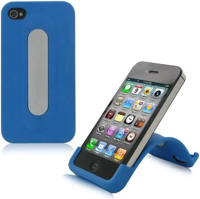 Main image of XtremeMac Snap Stand for iPhone 4 - Blue