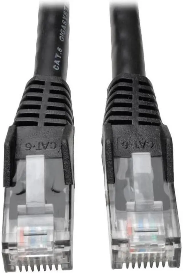 Alt view image 7 of 11 - Tripp Lite N201-075-BK Cat6 Gigabit Ethernet Gbe Snagless Molded Patch Cable Utp Black Rj45 M/M 75Ft 75 - Patch Cable - Rj-45 (M) To Rj-45 (M) - 75 Ft - Utp - Cat 6 - Molded, Snagless, Stranded - Black