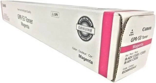 Alt view image 10 of 14 - Canon GPR-53 Original Toner Cartridge - Magenta - Laser - 19000 Pages - 1 Each