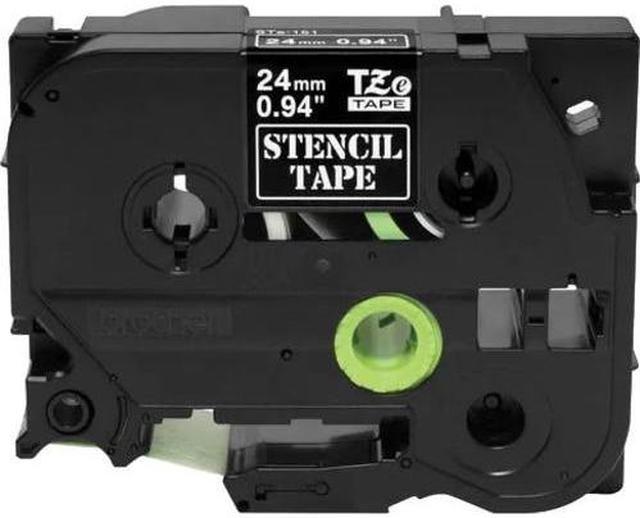 Main image of Brother STE151 9.8ft Long, 24mm (0.94") Wide Stencil tape for P-Touch
