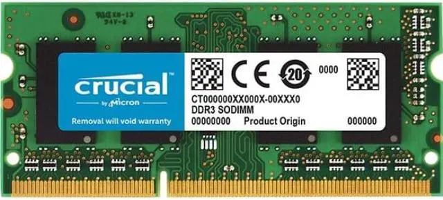 Alt view image 3 of 3 - MICRON CONSUMER PRODUCTS GROUP CT102464BF160B 8GB DDR3 1600 SODIMM 1.35V