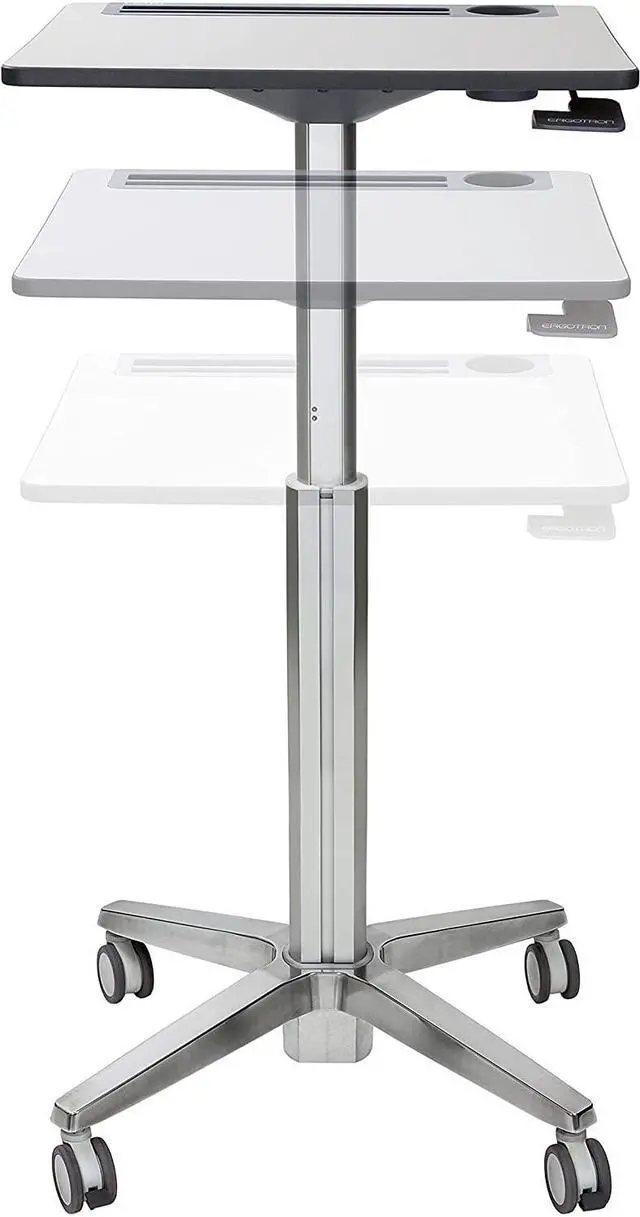 Alt view image 9 of 20 - Ergotron LearnFit 33"-49"H Adjustable Desk (24-481-003) 24481003